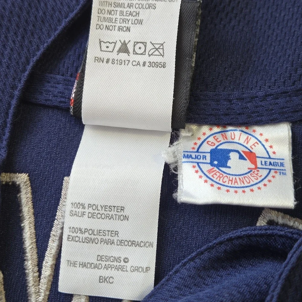 New York Yankees Jason‎ Giambi #25 Nike Yourh Jersey Boys Size S 8-10 Button Up